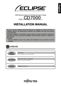 To view the document Eclipse-fujitsu-ten CD7000 User Manual