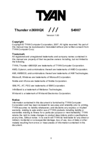 To view the document Tyan-computer THUNDER N3600QX User Manual