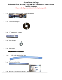 To view the document Pureflow-airdog Dodge In-Tank Modification Kit User Manual